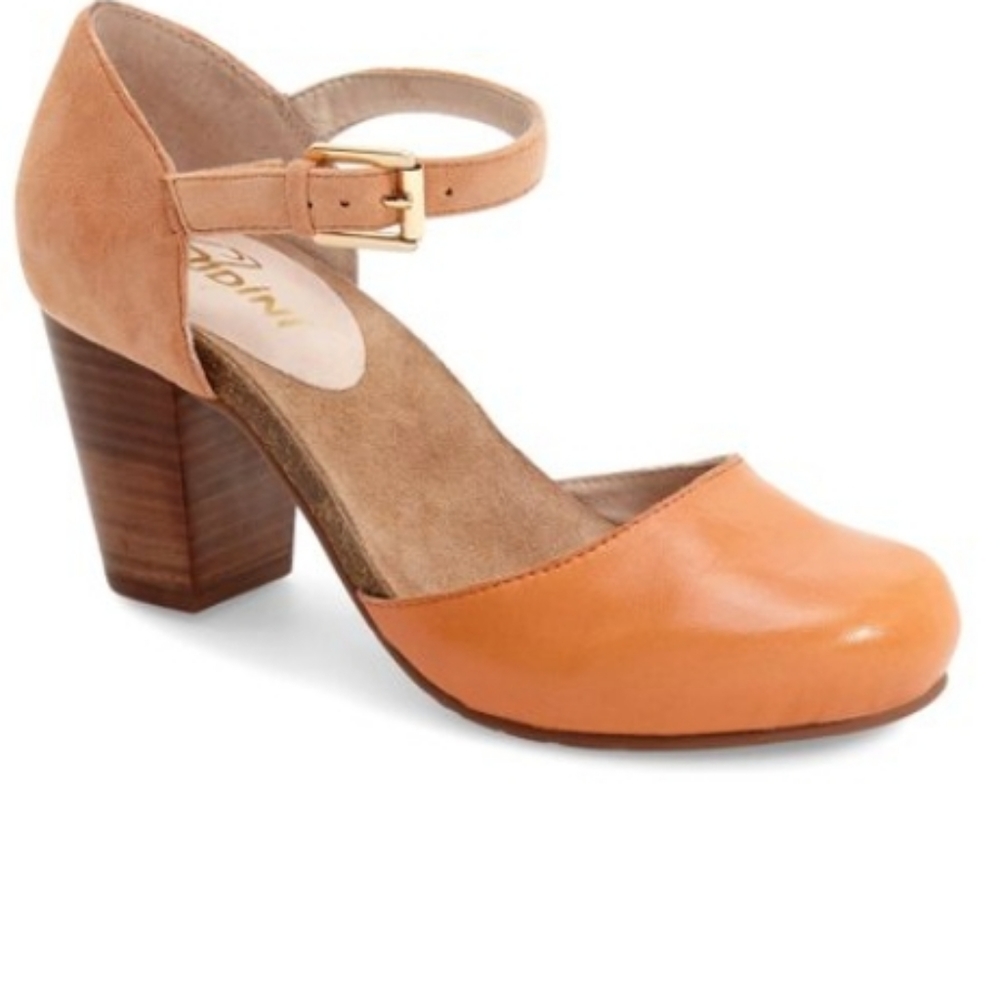 Sudini Marigold Cam Leather Mary Jane Pump - Women Size 11